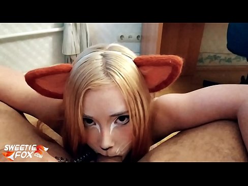 ❤️ Kitsune आफ्नो मुखमा डिक र कम निल्यो ☑  ne.sexuria-net.ru मा  ❤